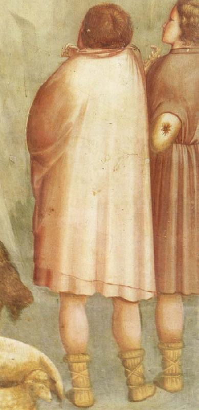 GIOTTO di Bondone Detail of Birth of Christ Norge oil painting art
